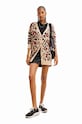 Kardigan Desigual 23WWJF44 WOMAN FLAT KNIT THICK GAUGE JAC šarena 23WWJF44
