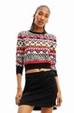 Desigual pulover grosime medie multicolor 23WWJF49