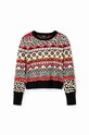 Pulover Desigual 23WWJF49 šarena