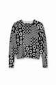 Desigual sweter 23WWJF52 czarny