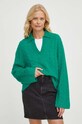 Μάλλινο πουλόβερ Marc O'Polo 308605160165 πράσινο AW23