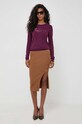 Guess sweter W3BR22.Z2NQ2 fioletowy AW23