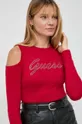 czerwony Guess sweter