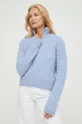 niebieski G-Star Raw sweter wełniany