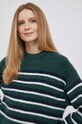Pepe Jeans sweter z domieszką wełny zielony PL702059.692