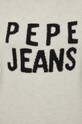 Pepe Jeans kamizelka z domieszką wełny Denisse PL702039.804 beżowy