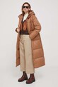 Ζακέτα από μίγμα μαλλιού Pepe Jeans Eliot PL702054.859 καφέ AW23