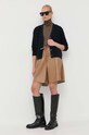 Max Mara Leisure kardigan wełniany 2333460336600 granatowy AW23