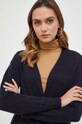 Max Mara Leisure kardigan wełniany granatowy 2333460536600