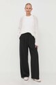 Max Mara Leisure sweter wełniany 2333660836600 beżowy AW23