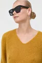 sárga Max Mara Leisure gyapjú pulóver