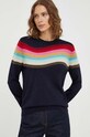 Vuneni pulover PS Paul Smith W2R.332N.L31107 mornarsko plava AW23