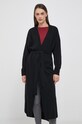 United Colors of Benetton kardigan wełniany 1044D602C.100 czarny AW23