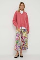 United Colors of Benetton pulover de lana 122ND4017.11F roz AW23