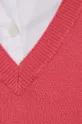 ružová Vlnený sveter United Colors of Benetton