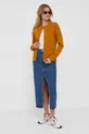 United Colors of Benetton cardigan in lana marrone