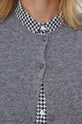 Шерстяной кардиган United Colors of Benetton 1002D5485.507 серый