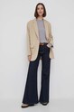 Шерстяной свитер United Colors of Benetton 1002D1K01.501. серый AW23