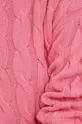 ροζ Πουλόβερ με προσθήκη μαλλιού United Colors of Benetton
