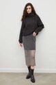 American Vintage sweter wełniany TYJ18CH23 czarny AW23