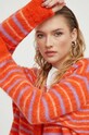 American Vintage cardigan din lana TYJ19AH23 portocaliu