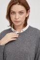 Кашемировый свитер United Colors of Benetton серый