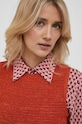 Sisley sweter pomarańczowy 11PUM103E.902