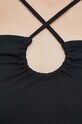 Μπλουζάκι Sisley 31L1L103U.100 μαύρο