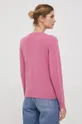 Sisley sweter z domieszką wełny różowy