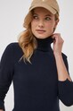 Светр з домішкою вовни Sisley темно-синій 102HM2174.66U.