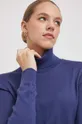 голубой Шерстяной свитер Sisley
