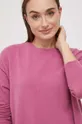 rózsaszín Sisley gyapjú pulóver
