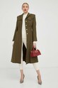 BOSS pulover de lana 50501575 alb AW23