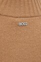 Вовняний светр BOSS 50501575 бежевий