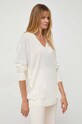 Μάλλινο πουλόβερ Pinko 101993.A189 μπεζ AW23