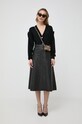 Pinko kardigan wełniany 102120.A189 czarny AW23
