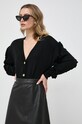 Pinko kardigan wełniany czarny 102120.A189