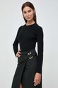 Pinko sweter z domieszką wełny czarny 102121.A1A7