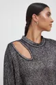 srebrny Pinko sweter z domieszką wełny