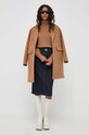 Μάλλινο πουλόβερ Pinko 101928.A16Z καφέ AW23
