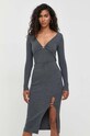 Pinko sweter wełniany szary 101846.A15S