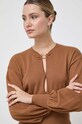 Μάλλινο πουλόβερ Pinko 101848.A15S καφέ