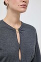 Μάλλινο πουλόβερ Pinko 101848.A15S γκρί