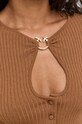 Шерстяной кардиган Pinko 101847.A15S коричневый