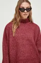 burgundské Vlnený sveter HUGO