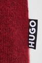 HUGO sweter wełniany 50502273 bordowy