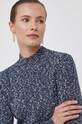 Tommy Hilfiger sweter z domieszką wełny granatowy WW0WW39885