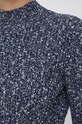 Tommy Hilfiger sweter z domieszką wełny WW0WW39885 granatowy
