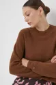 brązowy Tommy Hilfiger sweter wełniany