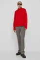 Tommy Hilfiger maglione in misto lana rosso